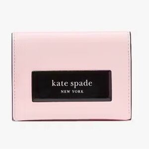 NWT Kate Spade Pastry Pink Label Card Case Trifold Wallet
